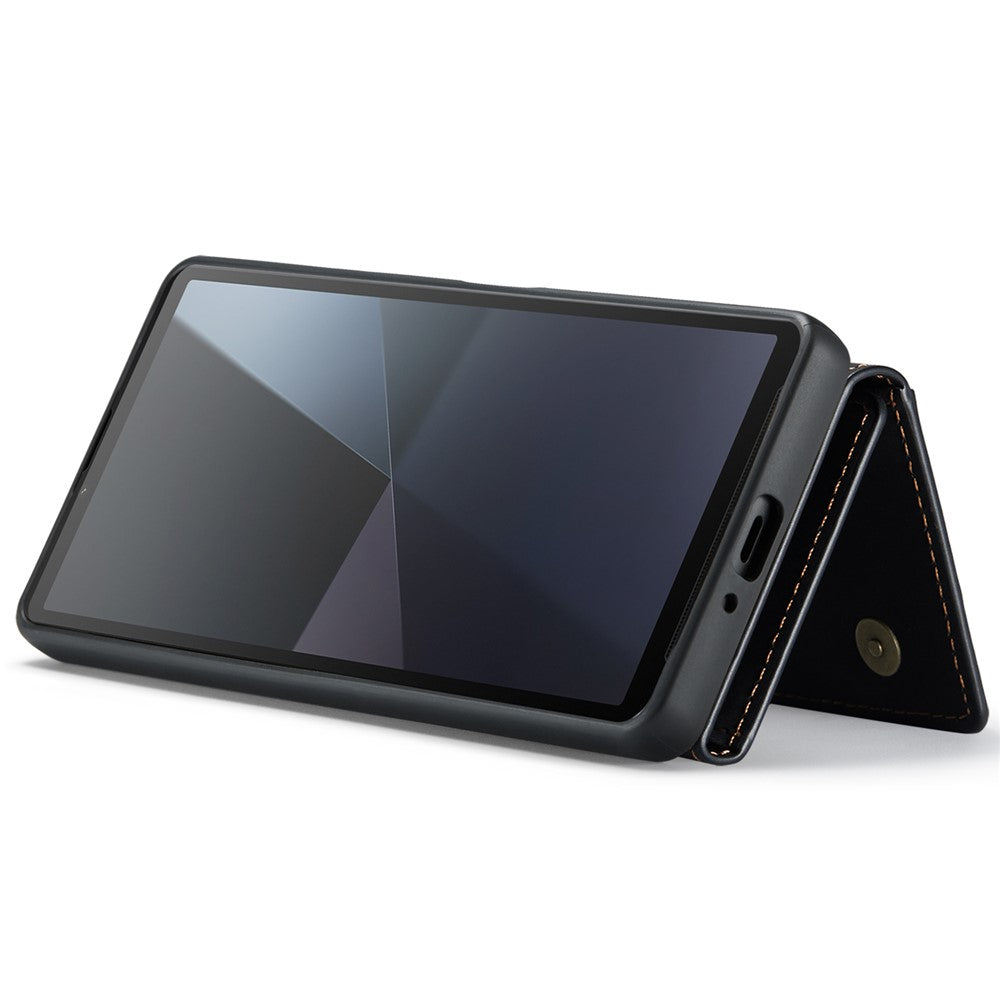 DG.MING M2 Series for Sony Xperia 10 VI Case Detachable Wallet PU+PC+TPU Phone Cover