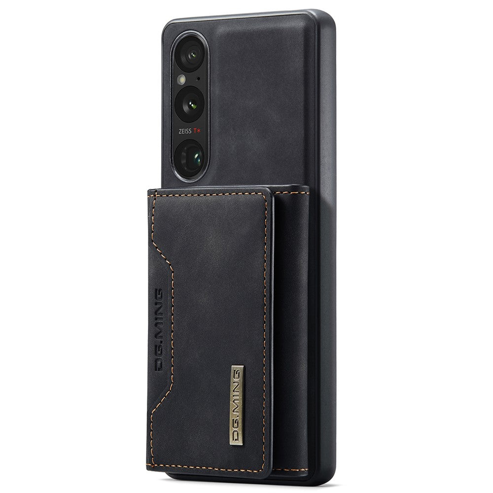 DG.MING M2 Series for Sony Xperia 1 VI Case PU+PC+TPU Phone Cover Detachable Wallet