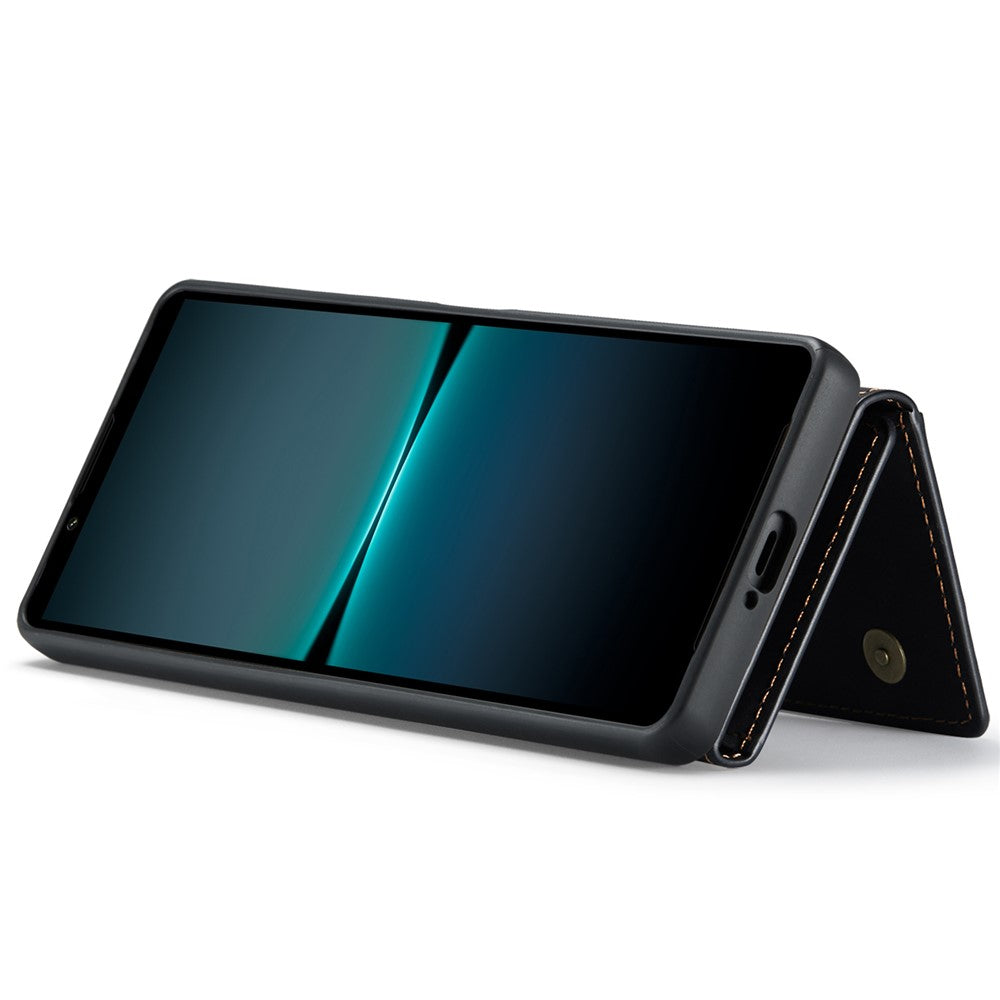 DG.MING M2 Series for Sony Xperia 1 VI Case PU+PC+TPU Phone Cover Detachable Wallet