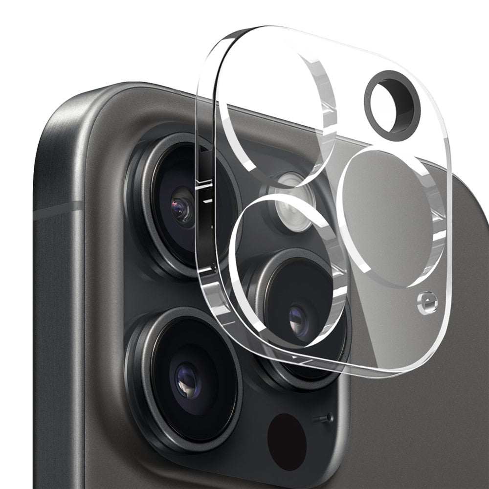 NORTHJO for iPhone 16 Pro TPU Phone Case with Front Screen Film and Lens Film 3 in 1 Set