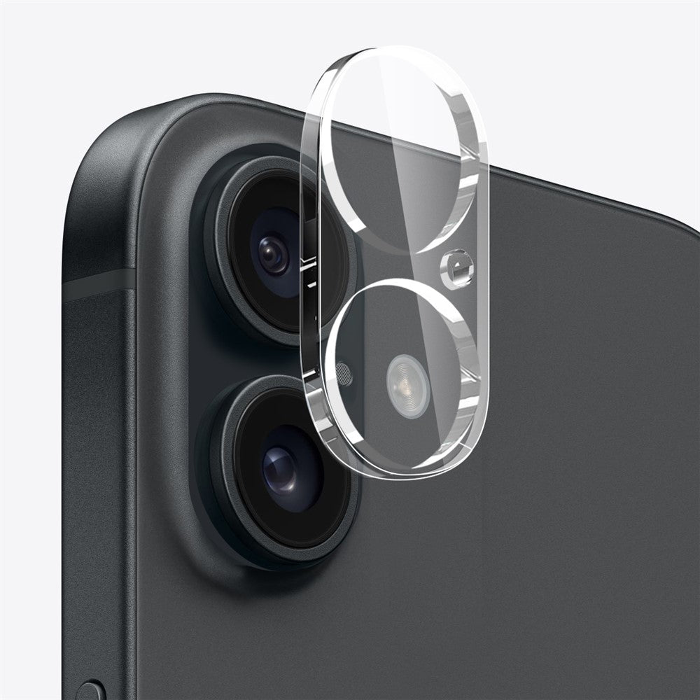 NORTHJO for iPhone 16 TPU Phone Case with Front Screen Protector and Lens Film 3 in 1 Accessories Set