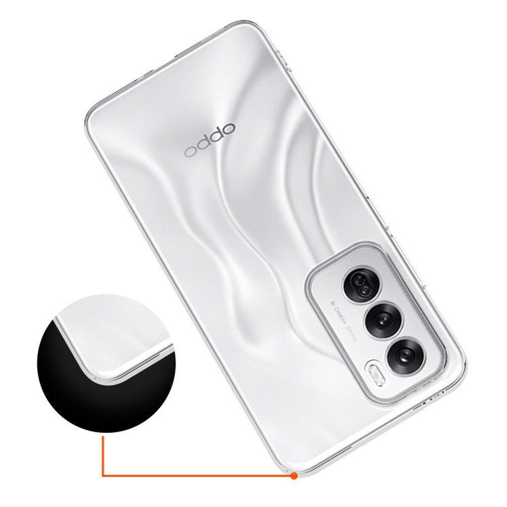 For Oppo Reno12 5G (Global) Case TPU Slim Phone Cover Transparent