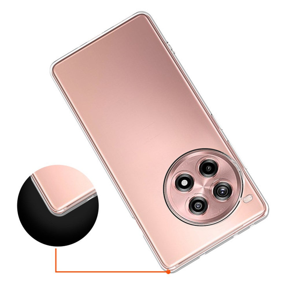 For OnePlus Ace 3 Pro 5G Case Transparent Soft TPU Slim Phone Cover
