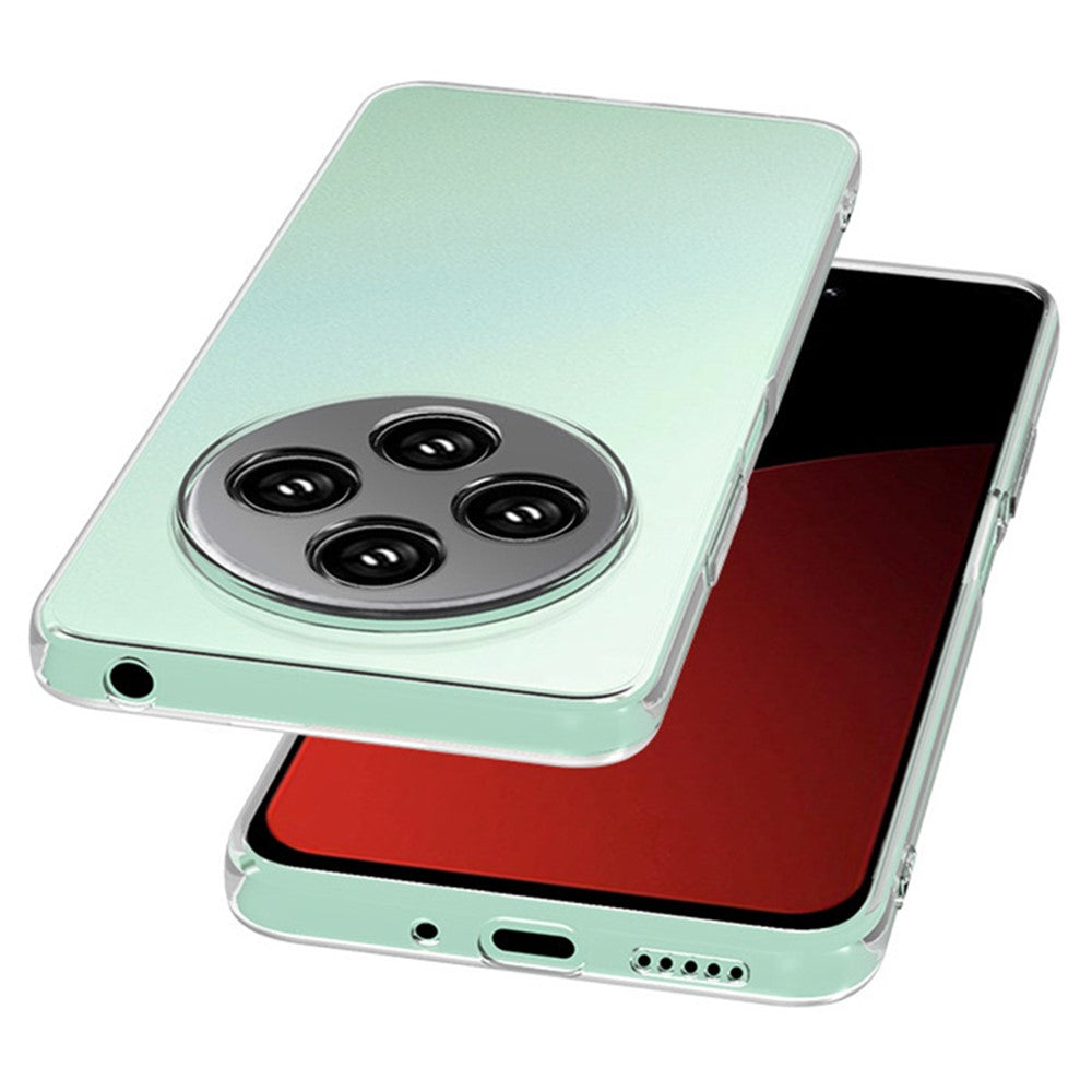 For Xiaomi Poco C75 4G / Redmi 14R 5G / 14C 4G Case Transparent TPU Flexible Phone Cover