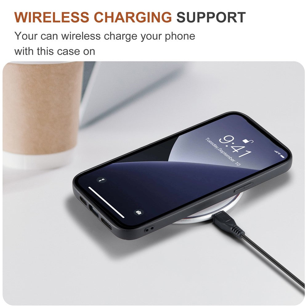 DG.MING M2 Series for iPhone 16 Pro Case PU+PC+TPU Phone Cover Detachable Wallet