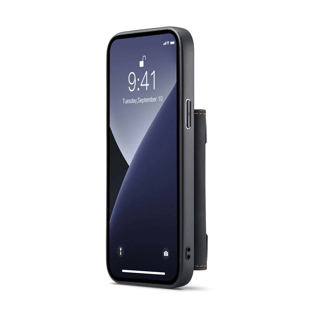 DG.MING M2 Series for iPhone 16 Pro Case PU+PC+TPU Phone Cover Detachable Wallet