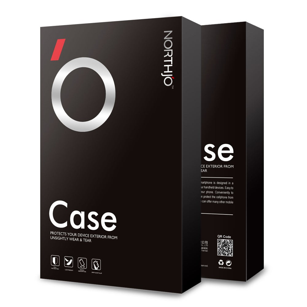 NORTHJO For Samsung Galaxy S23 FE TPU Phone Case Set with Front Screen Protector and Lens Film