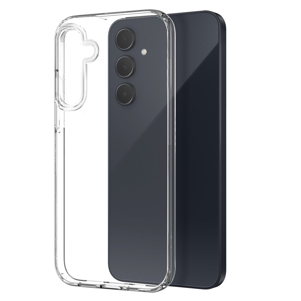NORTHJO For Samsung Galaxy A35 5G TPU Phone Case Set with Front Screen Protector and Lens Film