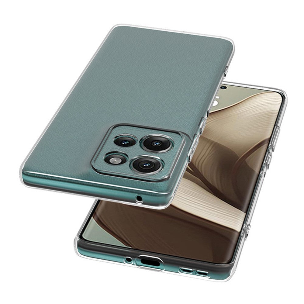 For Motorola Edge 50 5G Case Ultra-Thin Flexible TPU Clear Phone Cover