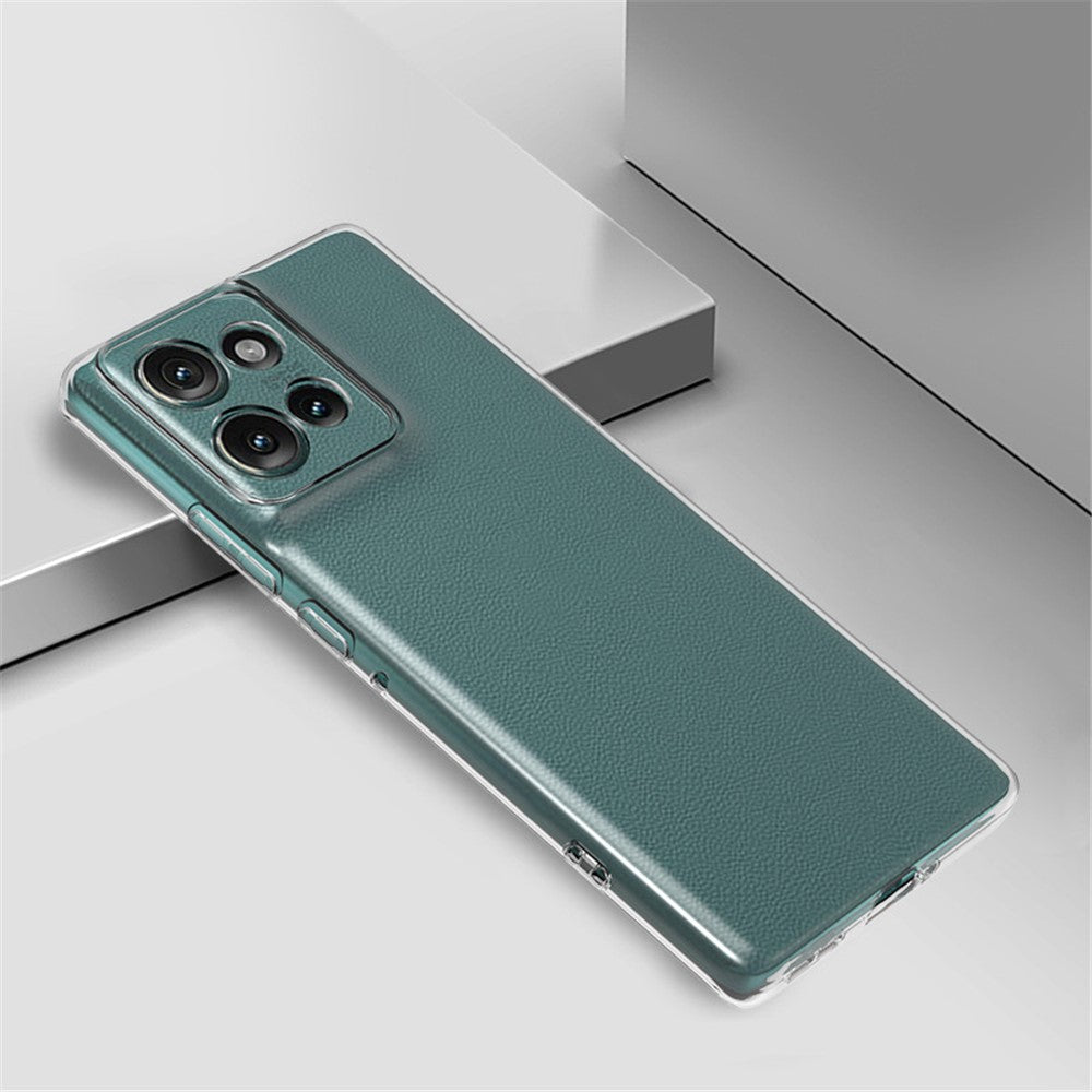 For Motorola Edge 50 5G Case Ultra-Thin Flexible TPU Clear Phone Cover