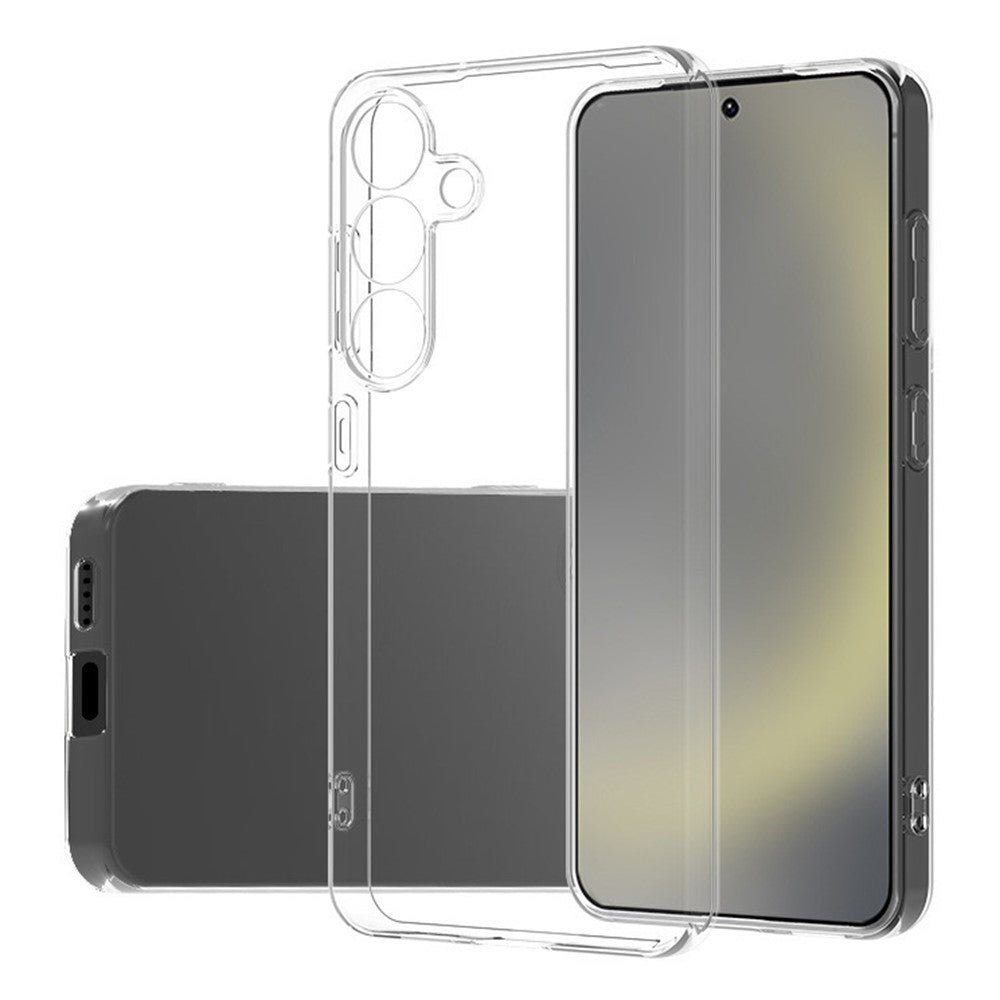 For Samsung Galaxy S25+ Case Ultra-Thin Flexible TPU Clear Phone Cover
