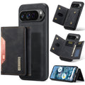 DG.MING M2 Series for Google Pixel 9 Pro XL Case PU+PC+TPU Phone Cover Detachable Wallet