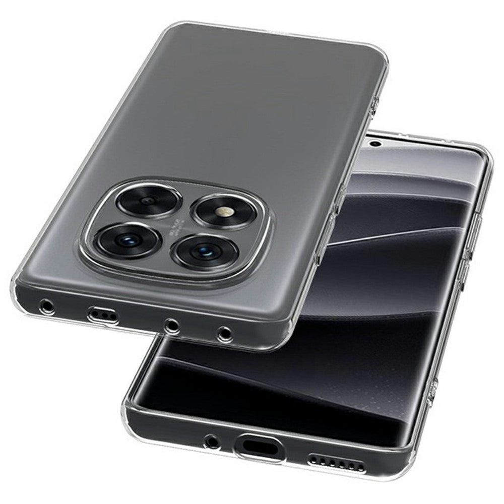 For Xiaomi Redmi Note 14 Pro 5G / Poco X7 5G Case Ultra-Thin Flexible TPU Clear Phone Cover