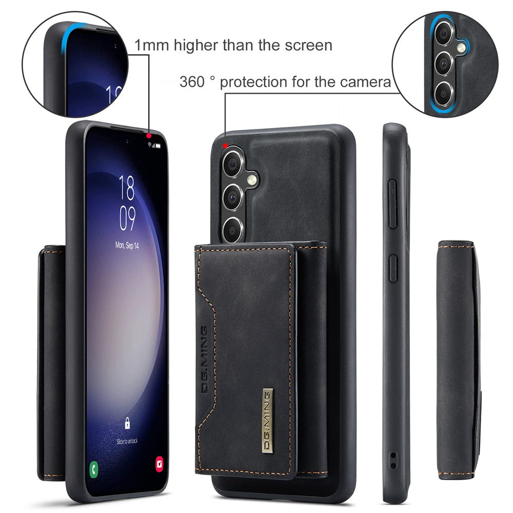 DG.MING M2 Series for Samsung Galaxy A16 5G / A16 4G Case PU+PC+TPU Phone Cover Detachable Wallet