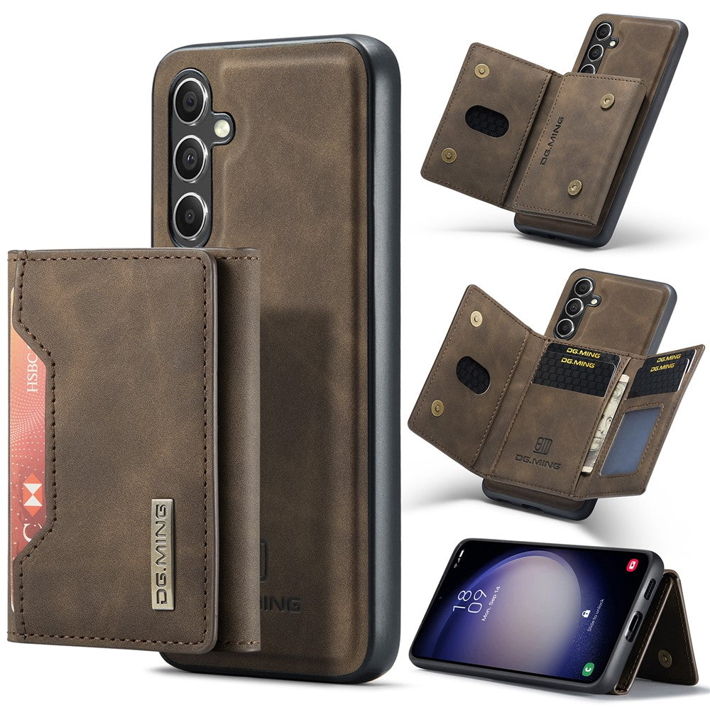 DG.MING M2 Series for Samsung Galaxy A16 5G / A16 4G Case PU+PC+TPU Phone Cover Detachable Wallet
