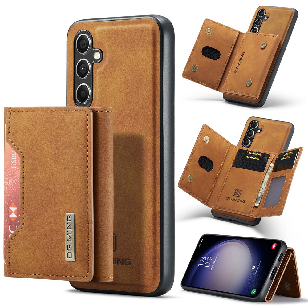 DG.MING M2 Series for Samsung Galaxy A16 5G / A16 4G Case PU+PC+TPU Phone Cover Detachable Wallet