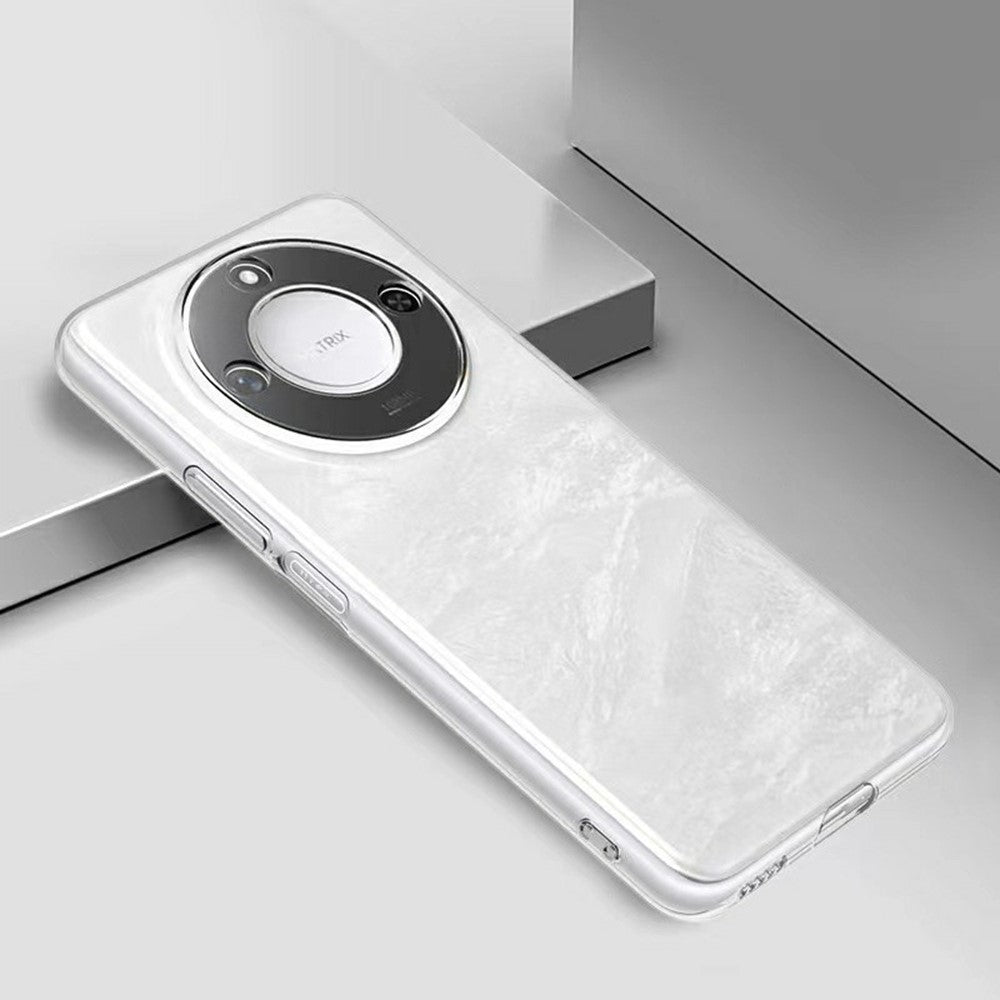 For Honor X60 5G Clear Phone Case Ultra-Thin Flexible TPU Back Cover