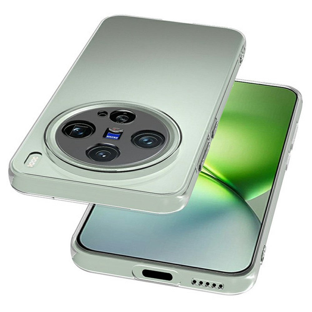 For vivo X200 Pro mini 5G Clear Phone Case Ultra-Thin Flexible TPU Back Cover