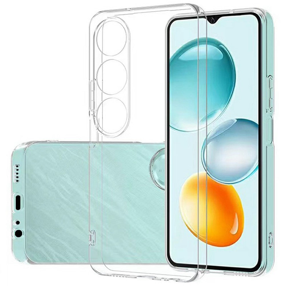 For Honor Play 9C Clear Phone Case Ultra-Thin Flexible TPU Back Cover