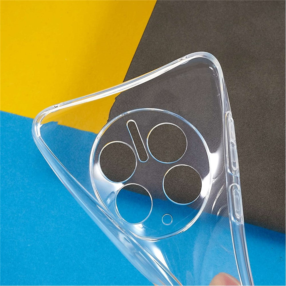 For Huawei Mate 50 Pro 4G Cell Phone Case Shockproof Flexible TPU Anti-Yellowing Crystal Clear Phone Cover
