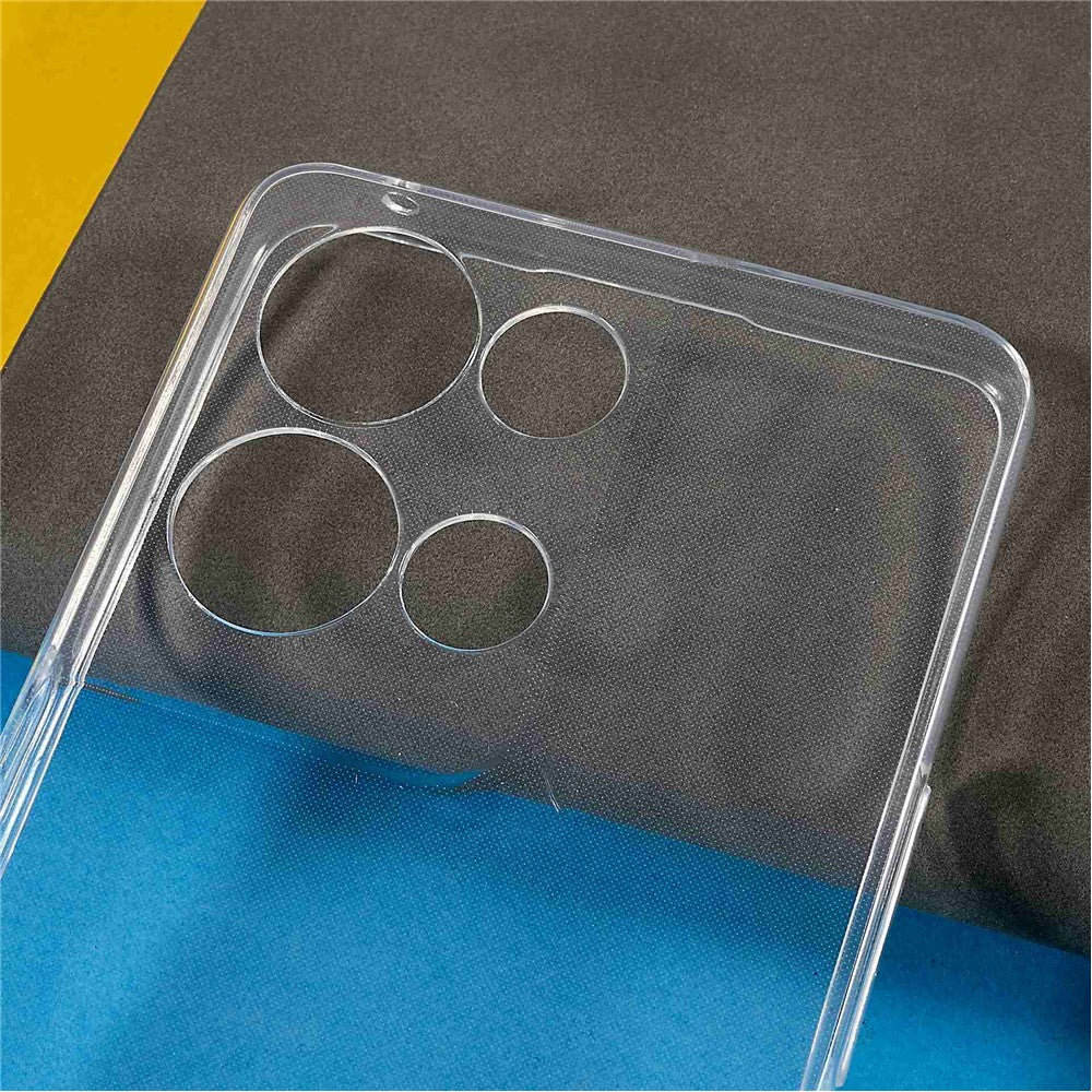 For Oppo Reno8 Pro 5G (Global Version) Crystal Clear Phone Back Shell Shockproof Flexible TPU Slim Phone Case