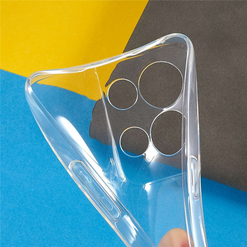 For Oppo Reno8 Pro 5G (Global Version) Crystal Clear Phone Back Shell Shockproof Flexible TPU Slim Phone Case