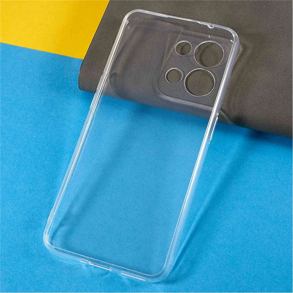For Oppo Reno8 5G (Global Version) Anti-Scratch Clear Phone Back Cover Shockproof Slim TPU Phone Case