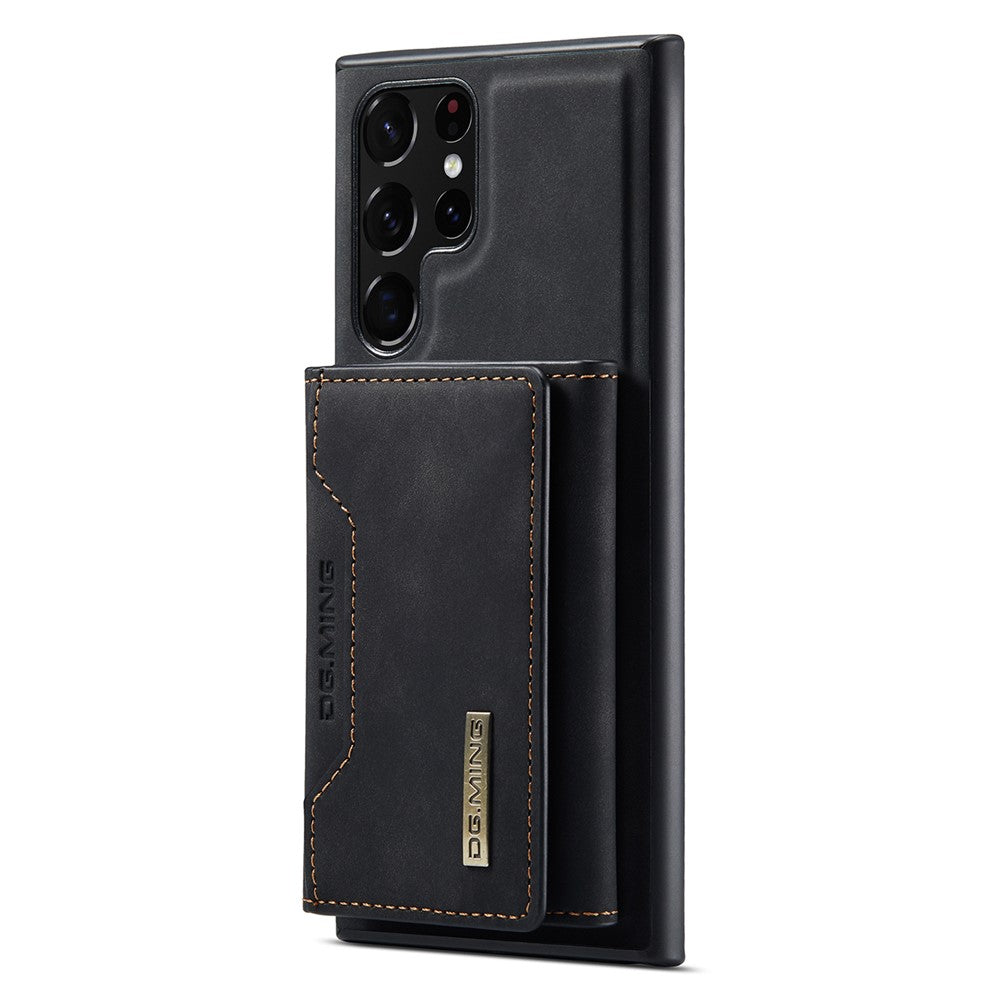 DG.MING M2 Series for Samsung Galaxy S25 Ultra Case PU+PC+TPU Phone Cover Detachable Wallet