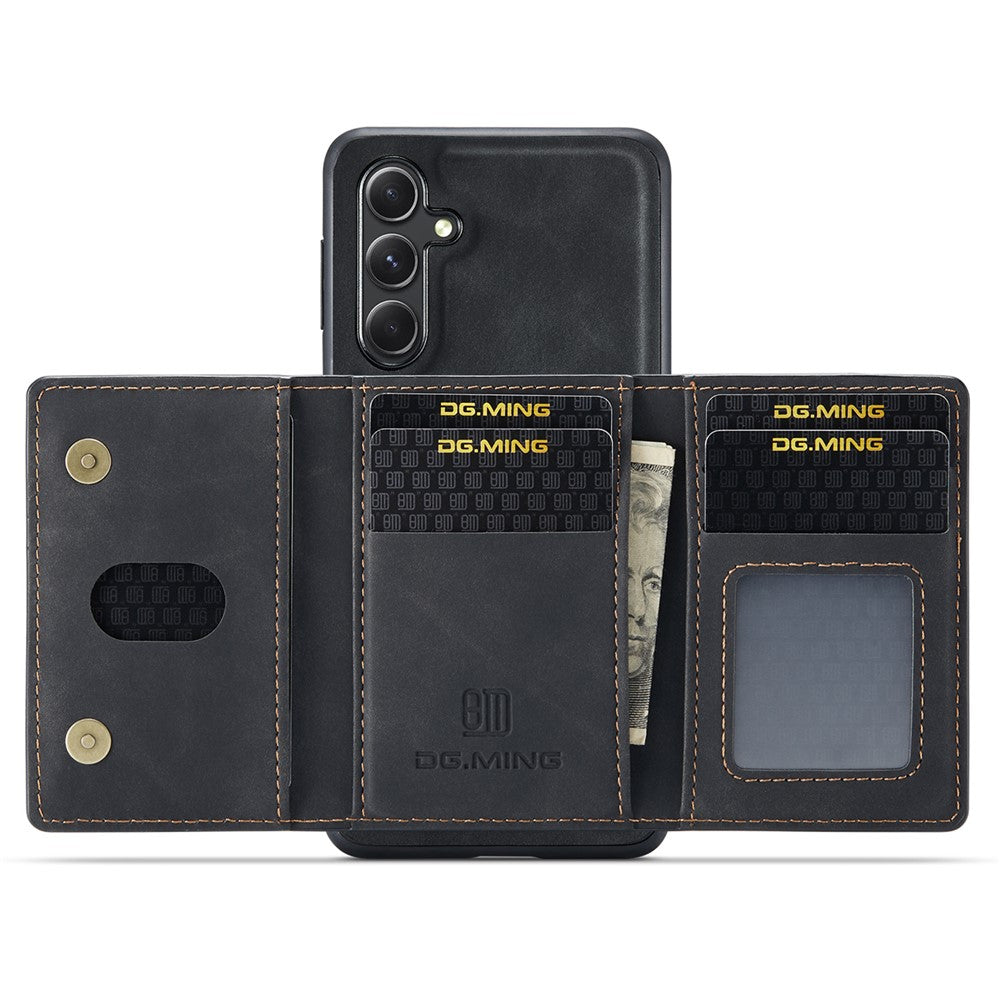 DG.MING M2 Series for Samsung Galaxy A36 5G Case PU+PC+TPU Phone Cover Detachable Wallet