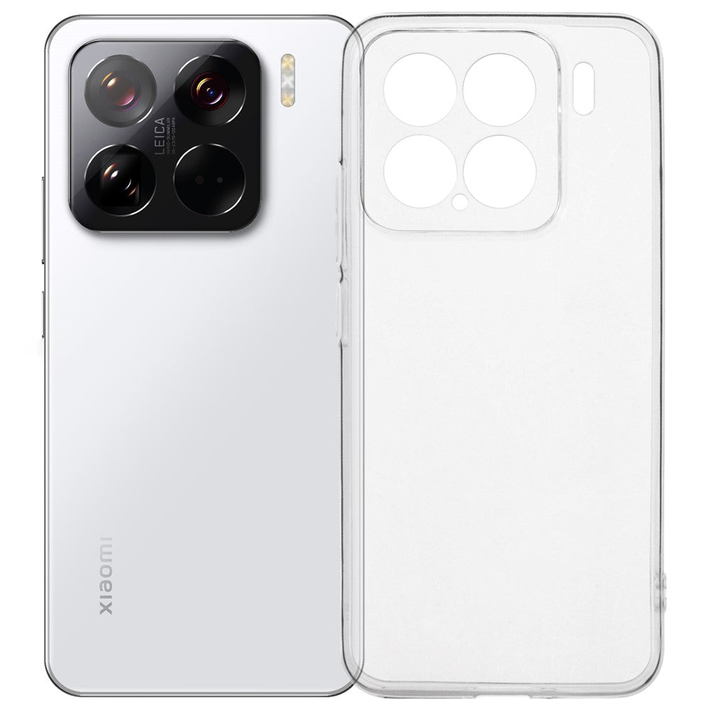 For Xiaomi 15 Clear Phone Case Ultra-Thin Flexible TPU Back Cover