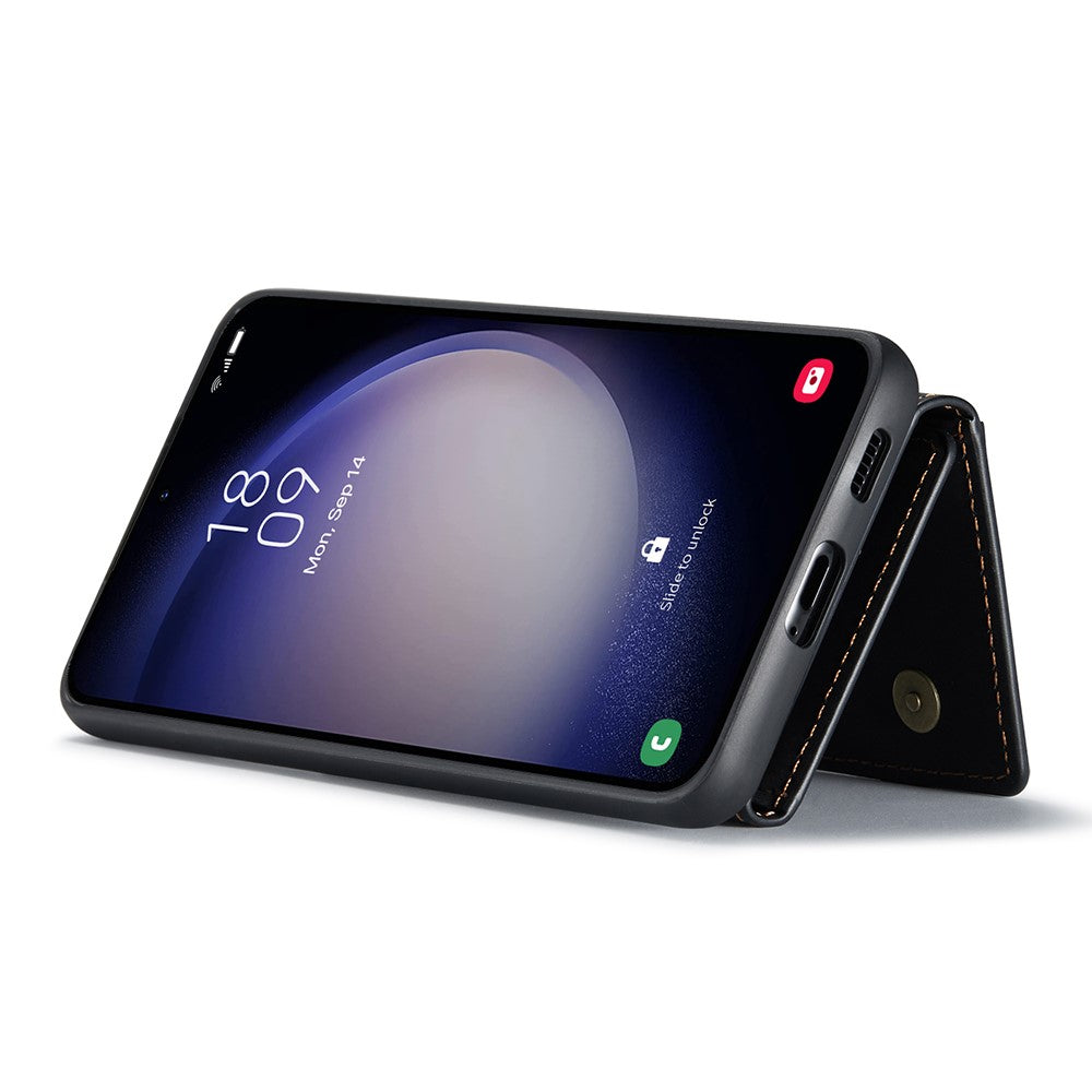DG.MING M2 Series for Samsung Galaxy S25 Case PU+PC+TPU Phone Cover Detachable Wallet