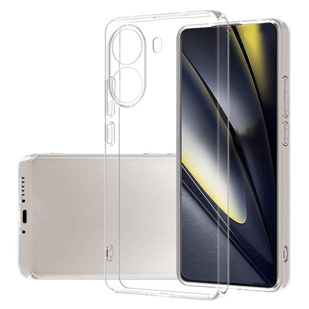 For Xiaomi Poco X7 Pro 5G Clear Phone Case Ultra-Thin Flexible TPU Back Cover