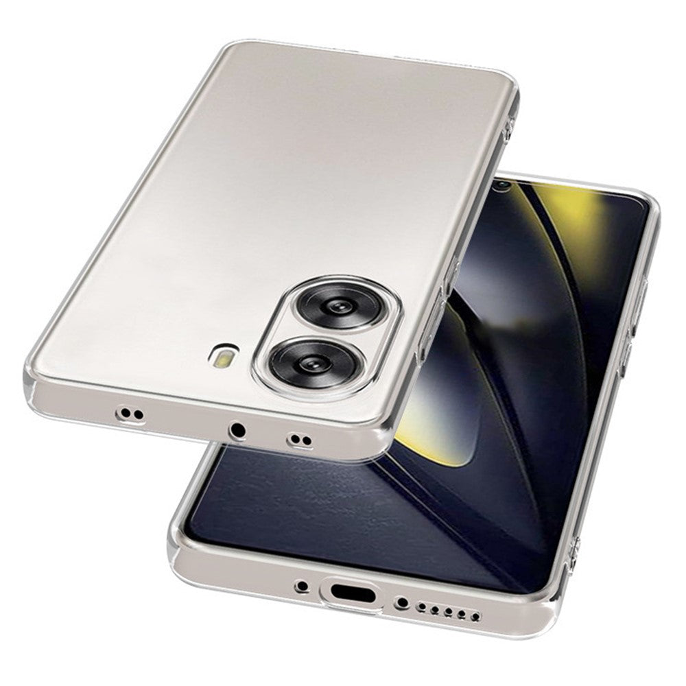 For Xiaomi Poco X7 Pro 5G Clear Phone Case Ultra-Thin Flexible TPU Back Cover
