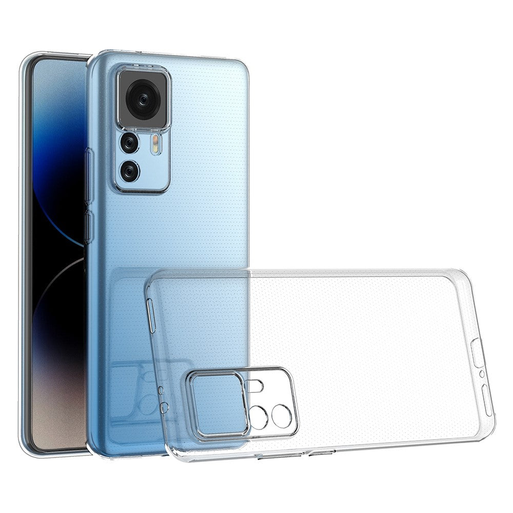 HD Transparent Phone Cover for Xiaomi 12T 5G / Redmi K50 Ultra 5G, Ultra Slim Drop Protection Soft TPU Phone Back Case