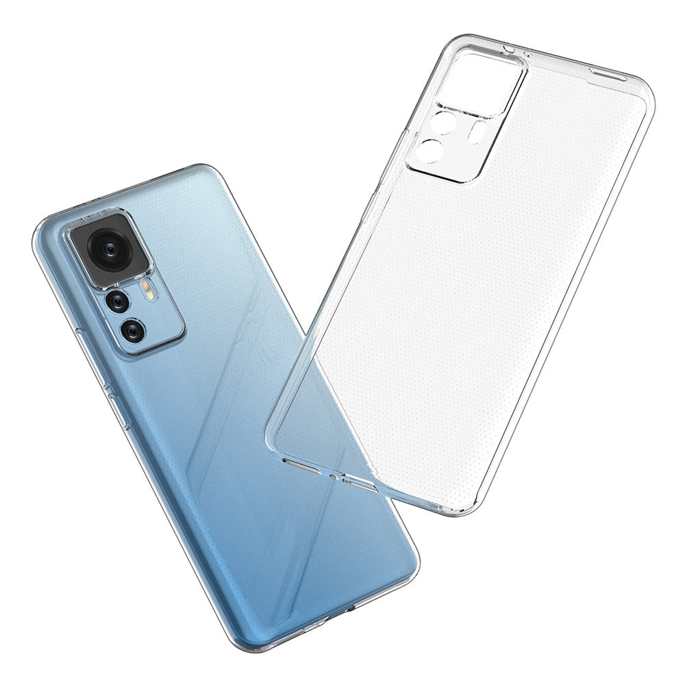HD Transparent Phone Cover for Xiaomi 12T 5G / Redmi K50 Ultra 5G, Ultra Slim Drop Protection Soft TPU Phone Back Case