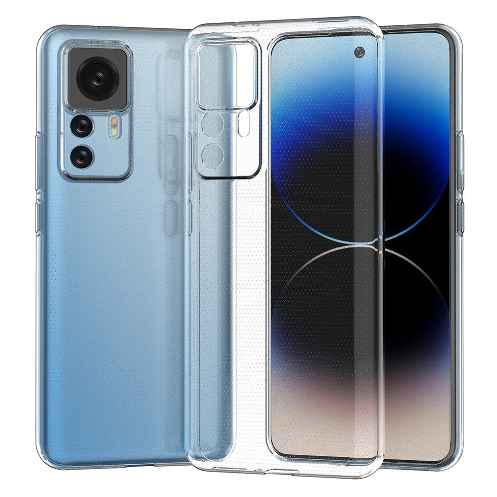 HD Transparent Phone Cover for Xiaomi 12T 5G / Redmi K50 Ultra 5G, Ultra Slim Drop Protection Soft TPU Phone Back Case