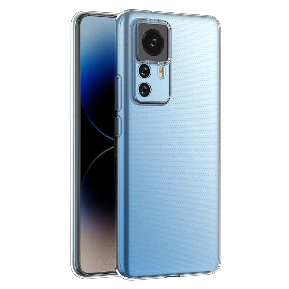HD Transparent Phone Cover for Xiaomi 12T 5G / Redmi K50 Ultra 5G, Ultra Slim Drop Protection Soft TPU Phone Back Case
