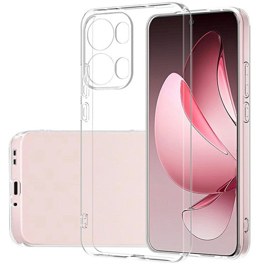 For Oppo Reno13 Pro 5G Clear Phone Case Ultra-Thin Flexible TPU Back Cover