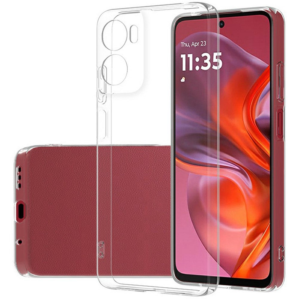 For Motorola Moto G05 4G / E15 4G Clear Phone Case Ultra-Thin Flexible TPU Back Cover