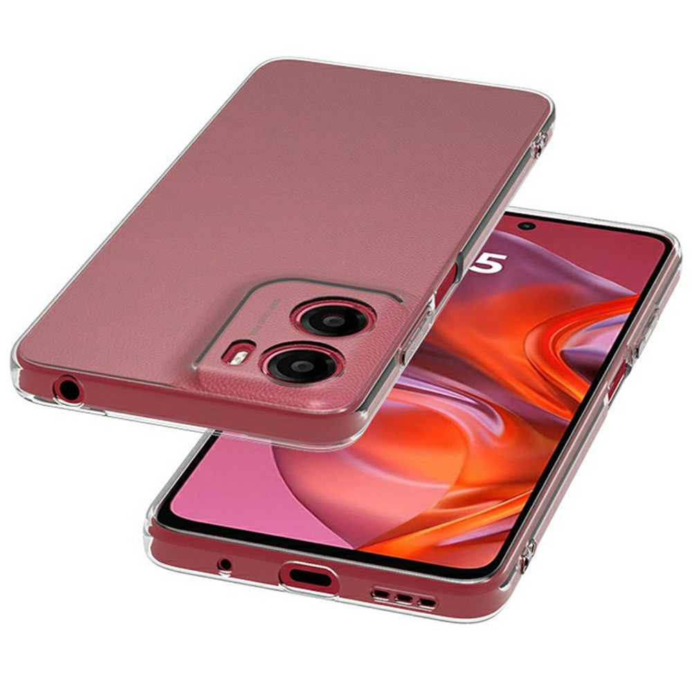 For Motorola Moto G05 4G / E15 4G Clear Phone Case Ultra-Thin Flexible TPU Back Cover