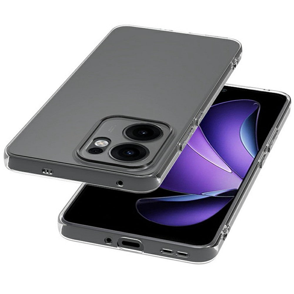 For Oppo Reno13 F 5G (Reno 13 FS 5G) / 4G Clear Phone Case Ultra-Thin Flexible TPU Back Cover