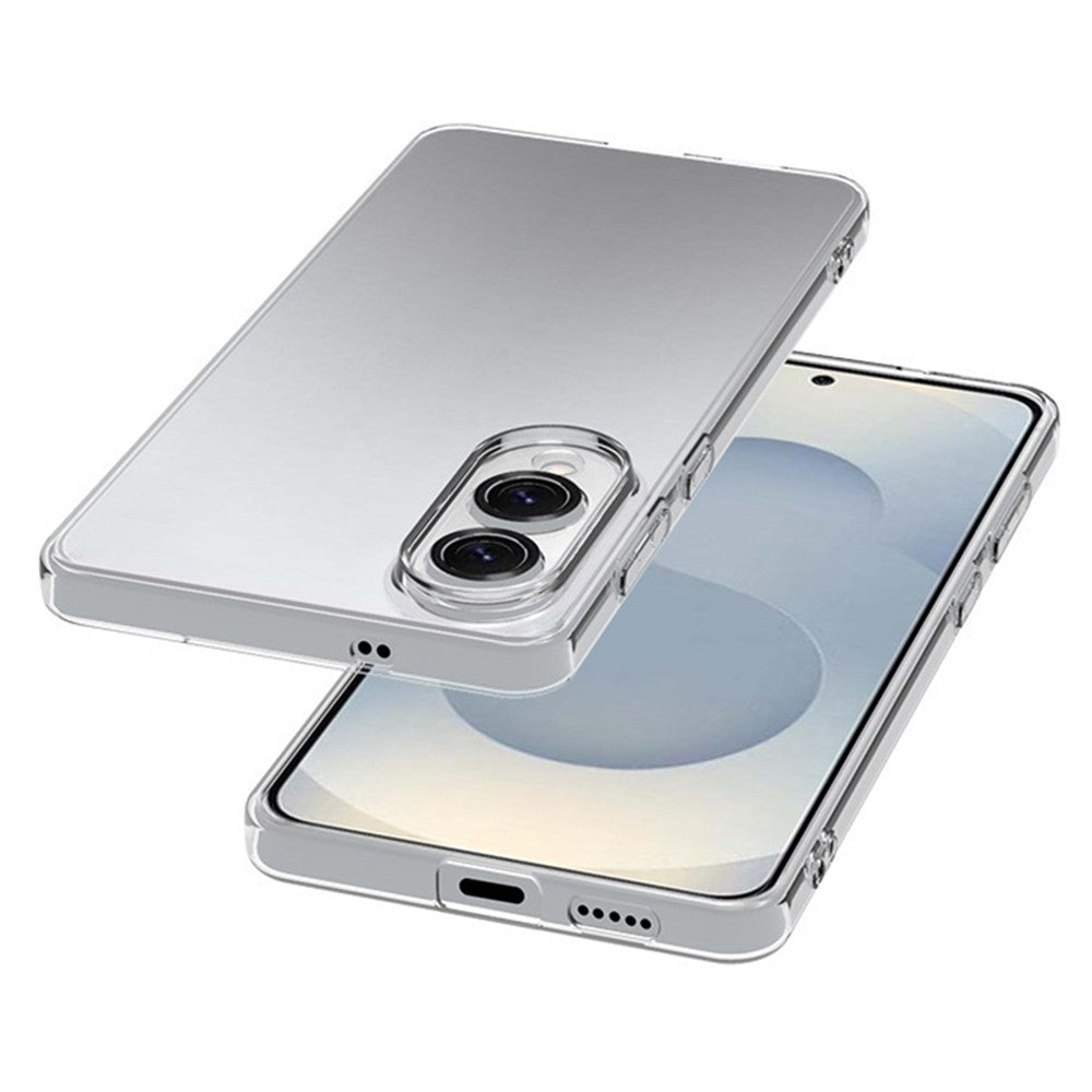 For Samsung Galaxy S25 Edge Back Cover Ultra-Thin Flexible TPU Clear Phone Case