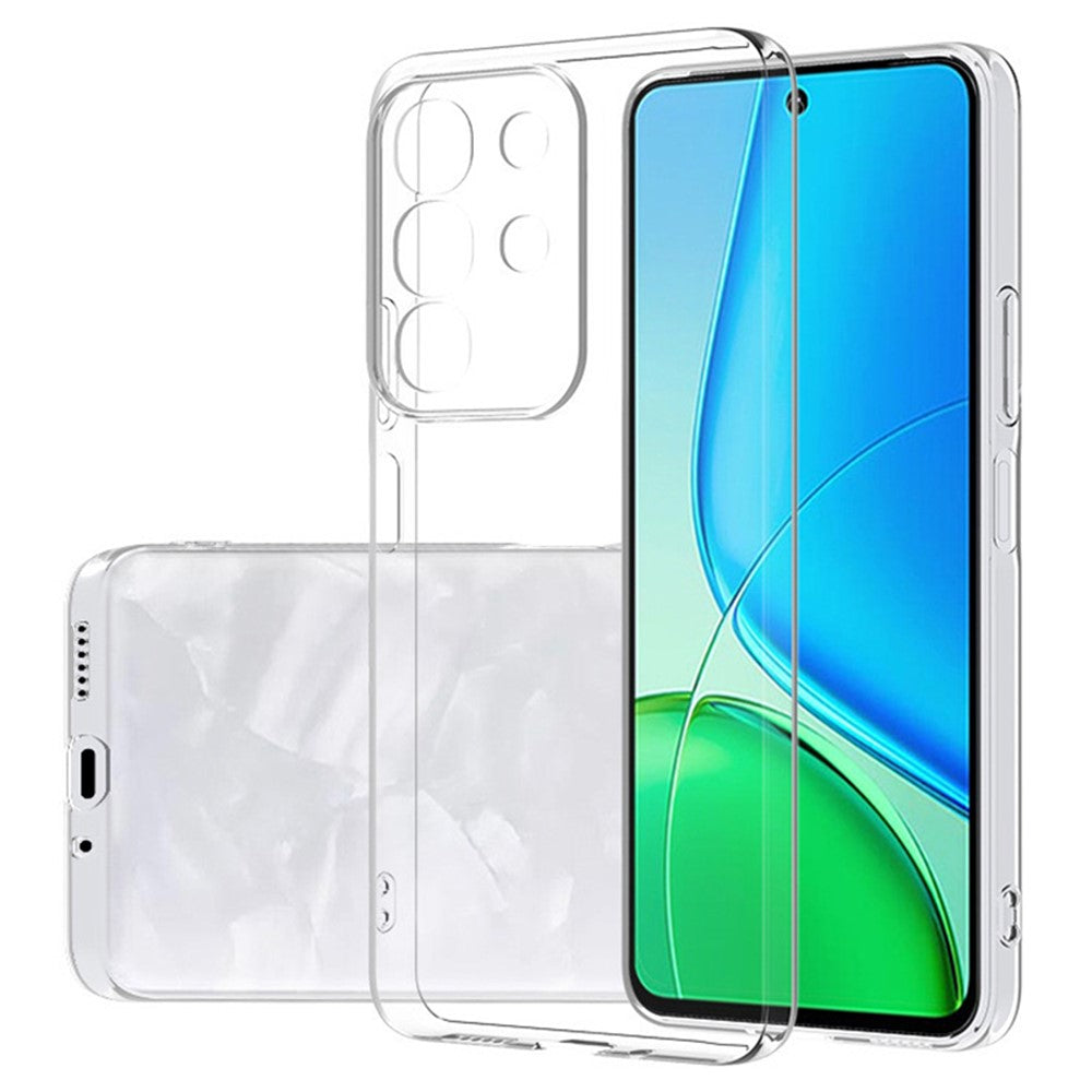 For vivo Y29 4G Back Cover Ultra Thin Flexible TPU Clear Phone Case