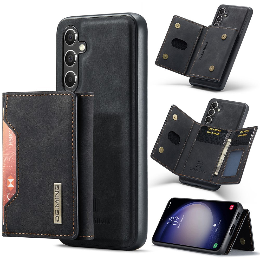 DG.MING M2 Series for Samsung Galaxy A56 5G Case PU + PC + TPU Phone Cover Detachable Wallet