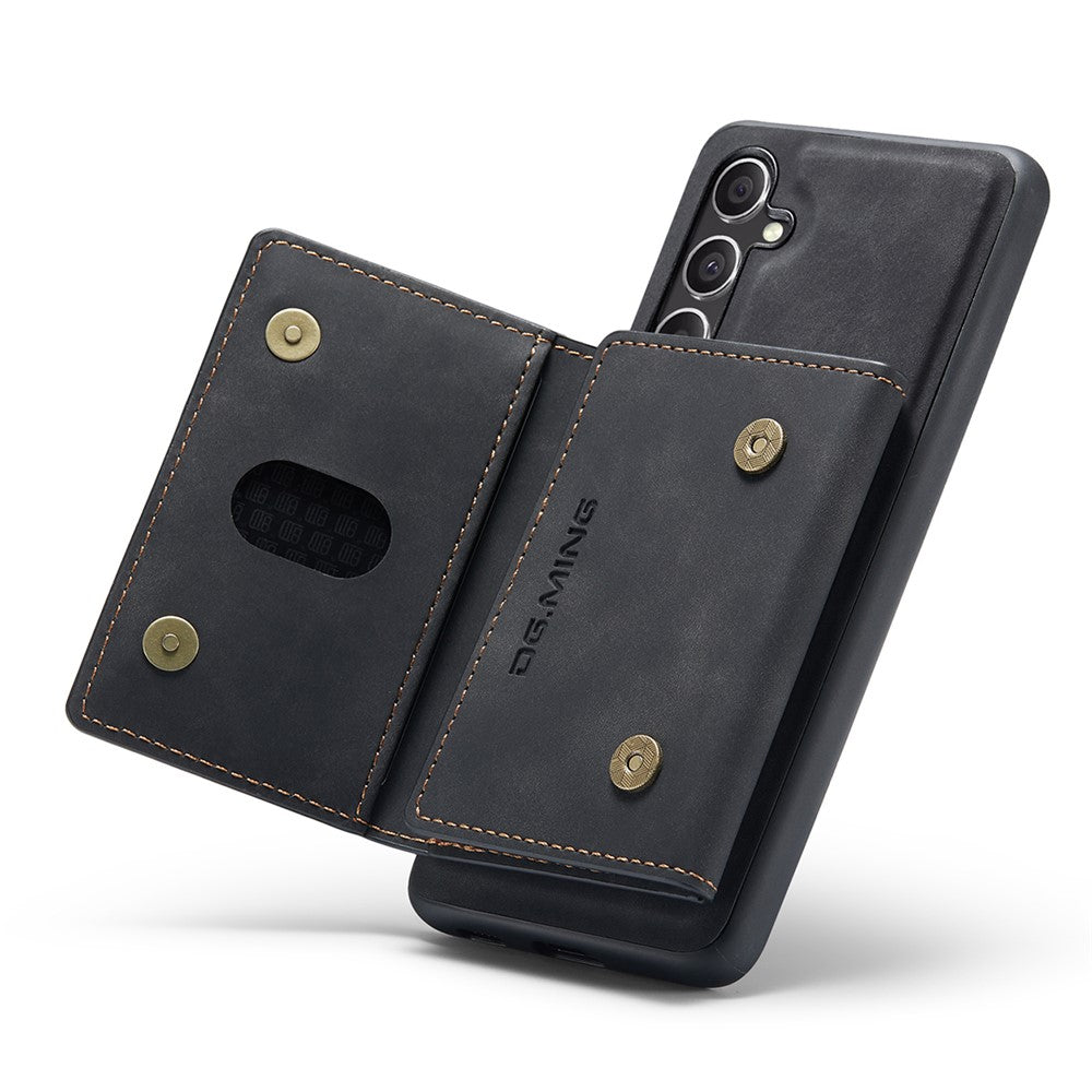 DG.MING M2 Series for Samsung Galaxy A56 5G Case PU + PC + TPU Phone Cover Detachable Wallet