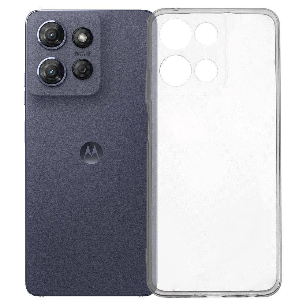 For Motorola Moto G 5G (2025) Back Cover Ultra Thin Flexible TPU Clear Phone Case