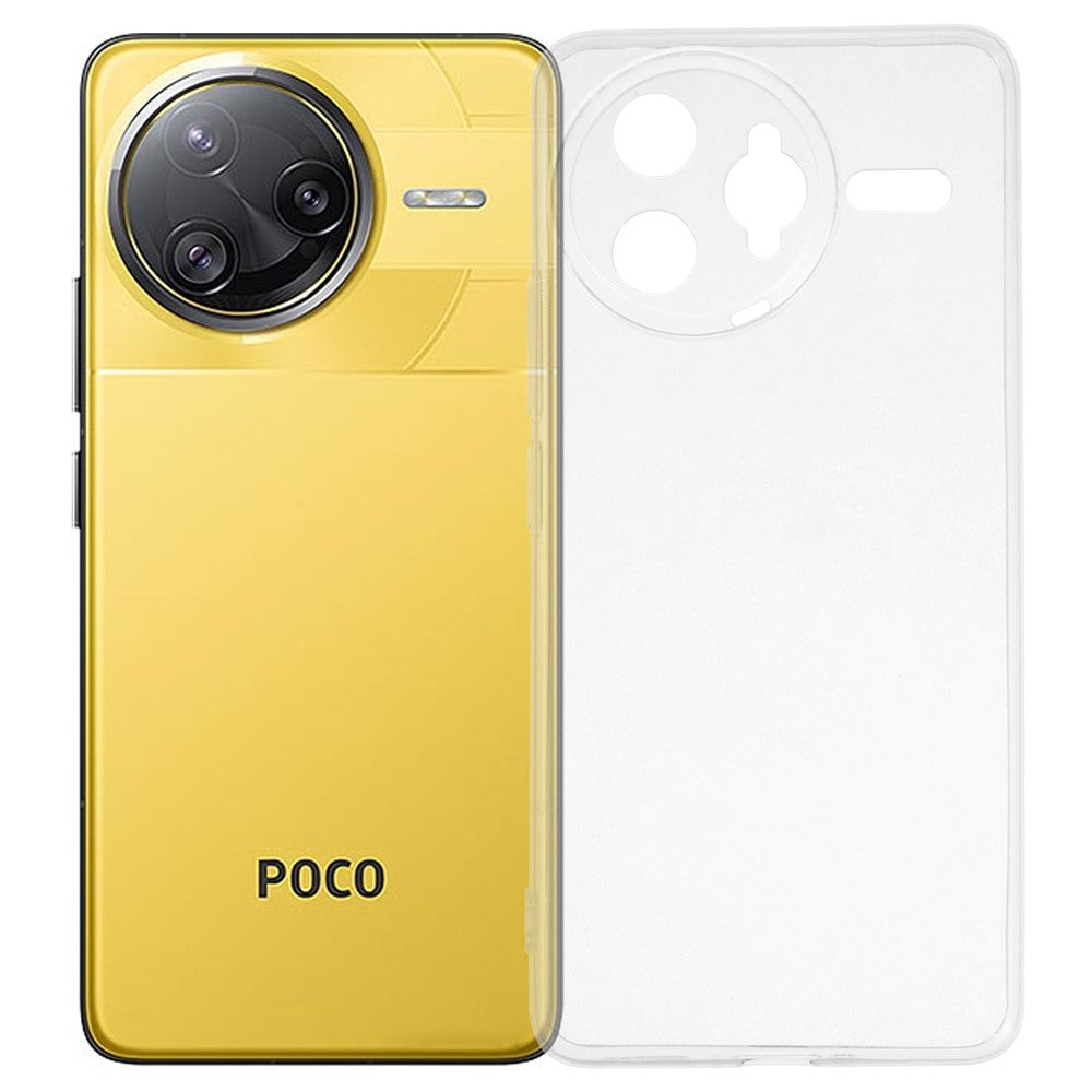 For Xiaomi Poco F7 Ultra 5G / Redmi K80 Pro 5G Back Cover Ultra Thin Flexible TPU Clear Phone Case