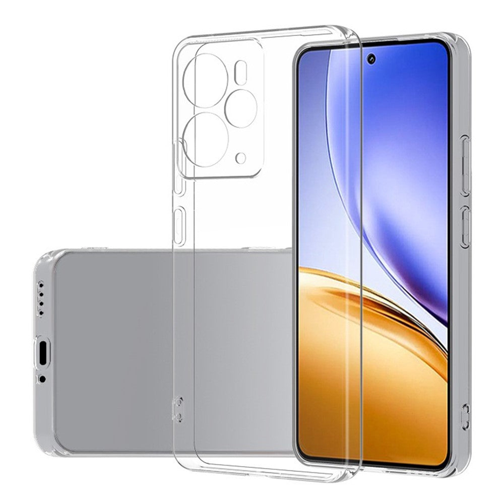 For Realme 14 5G Back Cover Ultra Thin Flexible TPU Clear Phone Case