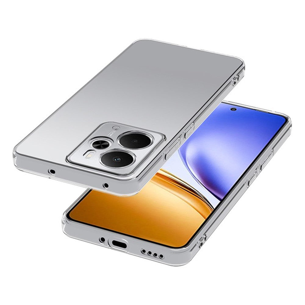 For Realme 14 5G Back Cover Ultra Thin Flexible TPU Clear Phone Case