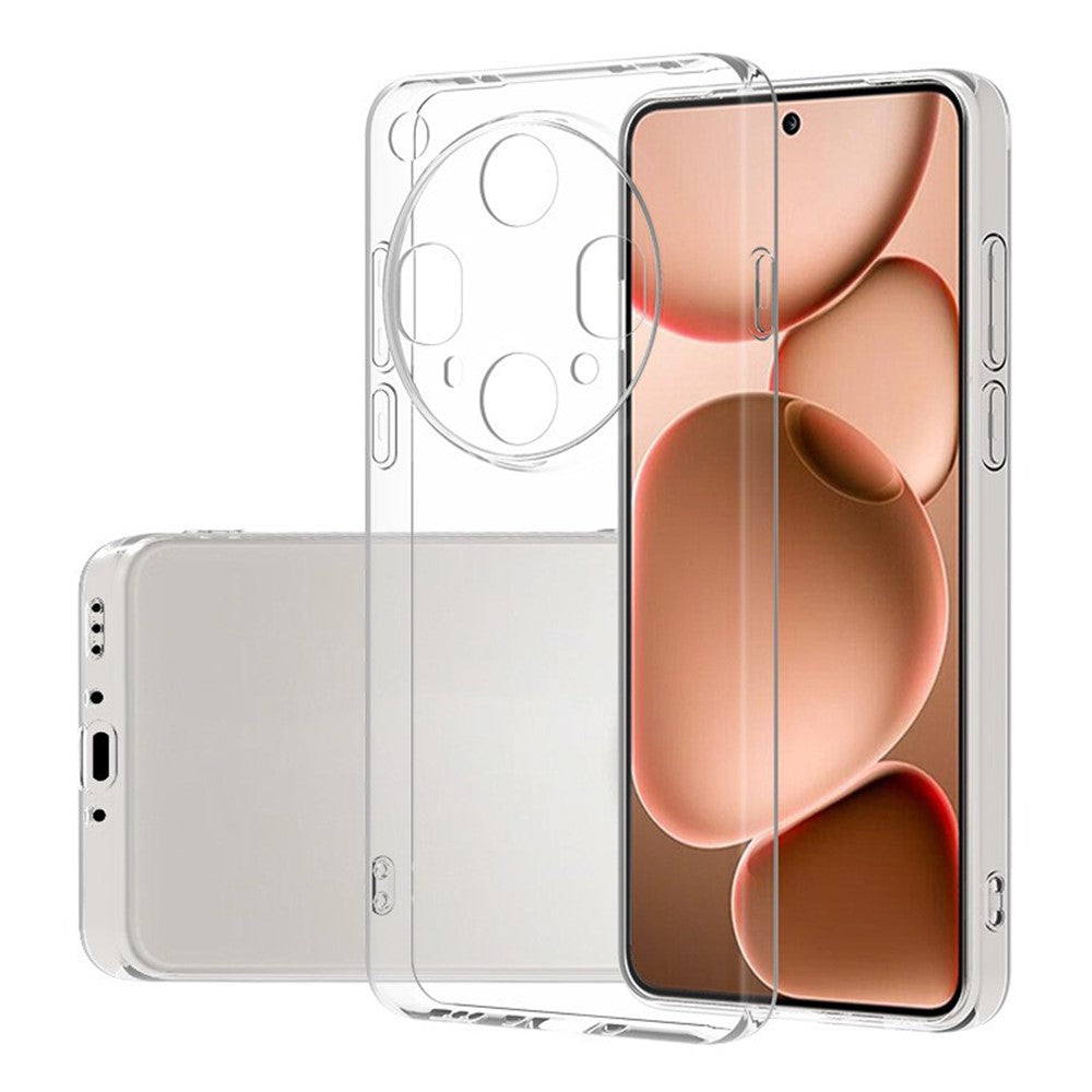 For Oppo Find X8 Ultra 5G Back Cover Ultra Thin Flexible TPU Clear Phone Case